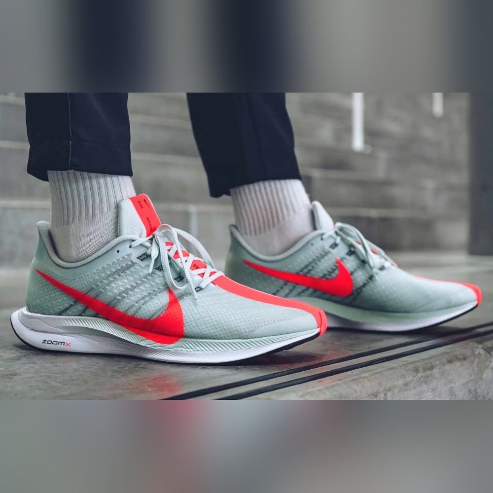 Nike Zoom Men's   Pegasus 35 Turbo Barely Grey AJ4114-060 Running Shoes New